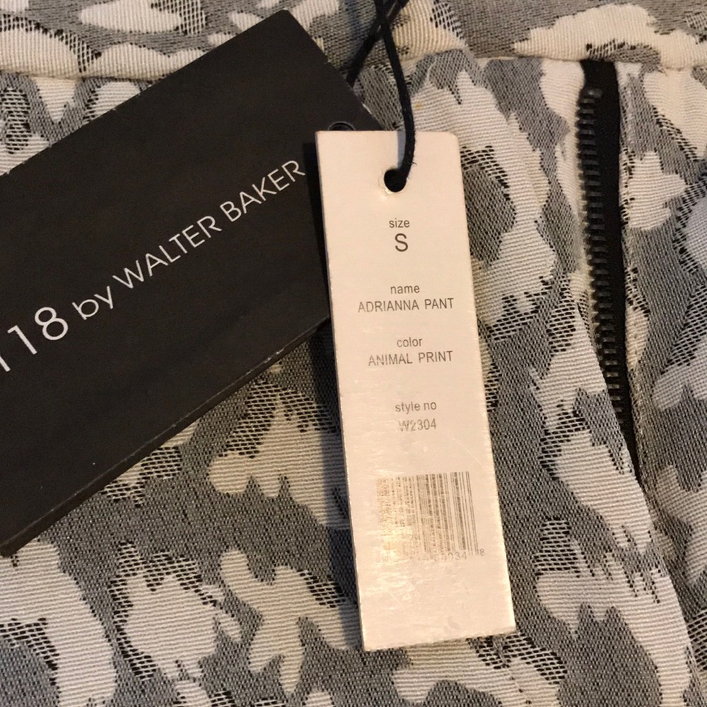 Walter Baker Animal Print Tuxedo Pant - Picture 8 of 8